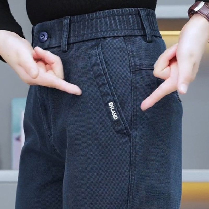 Pantalón Ajustable Vitoria en Algodón y Elastano (¡Se adapta a tu cuerpo con estilo!)